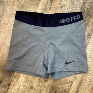Women’s NIKE PRO ATHLETIC SPANDEX SHORTS LARGE